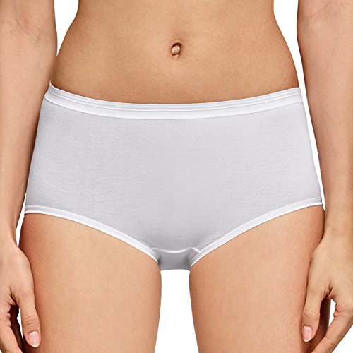 Schiesser Damen Midi Slip Feinripp Luxury 2er Pack, Größe:40;Farbe:Weiß (100) von Schiesser