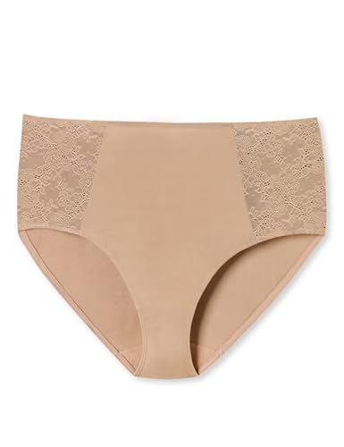 Schiesser Damen Midi Spitze-Air Slip, Maple_181132, 38 von Schiesser