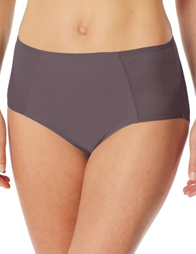 Schiesser Damen Midi Spitze-Air Slip, Mauve_181132, 40 Schiesser Damen Midi Spitze-Air Slip, Mauve_181132, 40 von Schiesser
