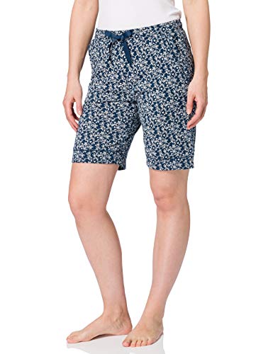 Schiesser Damen Mix + Relax Jersey Bermuda Pyjamaunterteil, Petrol, 38 von Schiesser