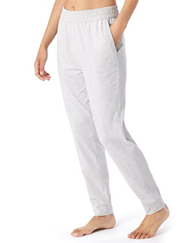 Schiesser Damen Schlafhose Lang Baumwolle - Mix + Relax Pyjamaunterteil, Grau-mel._179266, 34 EU von Schiesser