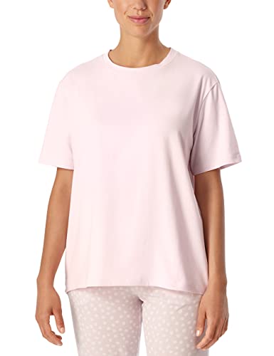 Schiesser Damen Mix + Relax Schlafshirt Langarm Pyjamaoberteil, Rosa, 34 von Schiesser