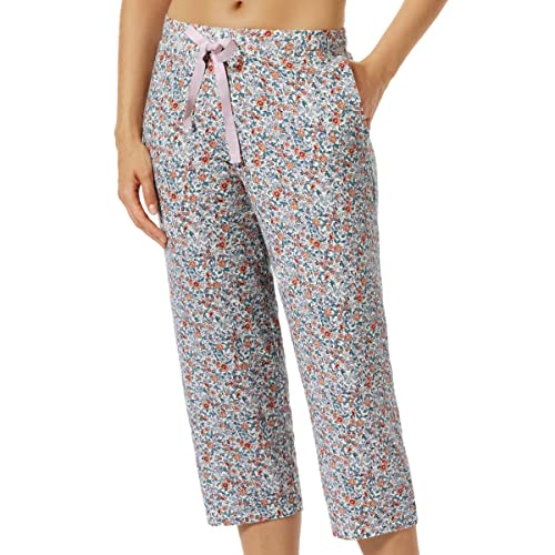 Schiesser Damen Mix & Relax Jerseyhose 3/4 Lang Pyjamaunterteil, Mehrfarbig, 34 von Schiesser