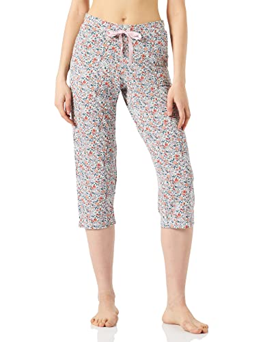 Schiesser Damen Mix & Relax Jerseyhose 3/4 Lang Pyjamaunterteil, Mehrfarbig, 34 von Schiesser