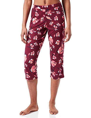 Schiesser Damen Mix & Relax Jerseyhose 3/4 Lang Pyjamaunterteil, Mehrfarbig 3, 38 von Schiesser