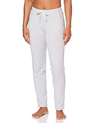 Schiesser Damen Mix & Relax Jerseyhose lang Schlafanzughose, Grau (Grau-Mel. 202), 36 von Schiesser