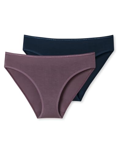 Schiesser Damen 2 Pack Taislip Unterwäsche - Modal Essentials, Sortiert 3_181763, 46 von Schiesser