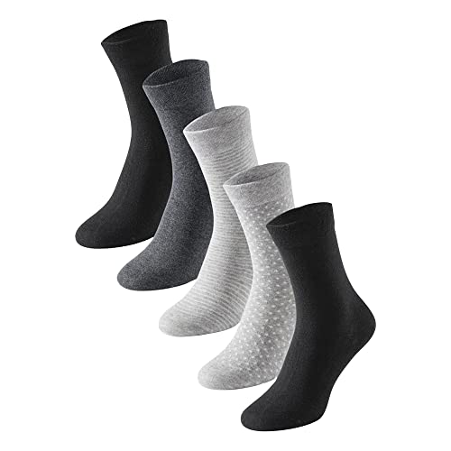 Schiesser Damen 5 Pack Strümpfe - Stay Fresh Socken, Sortiert 1_173205, 35-38 EU von Schiesser