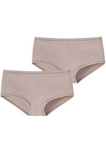 Schiesser Damen Panty 2-Pack Personal Fit - braun - Größe XXL von Schiesser