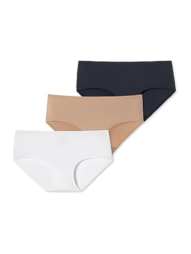 Schiesser Damen Panty 3-Pack Invisible Soft - bunt - Größe 38 von Schiesser