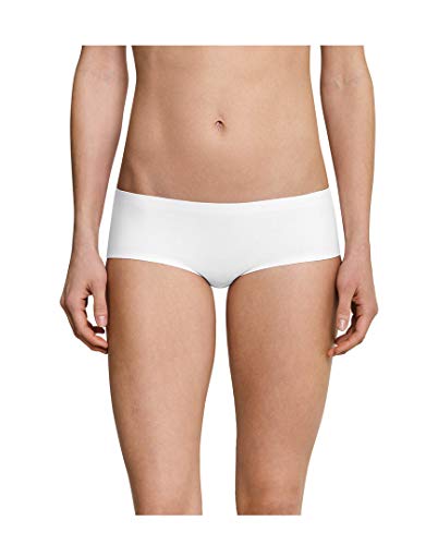 Schiesser Damen Panty Invisible Cotton 3er Pack, Größe:36, Farbe:Weiß (100) von Schiesser