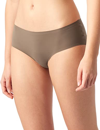 Schiesser Damen Panty-Invisible Soft Unterwäsche, braun_166917, 40 von Schiesser