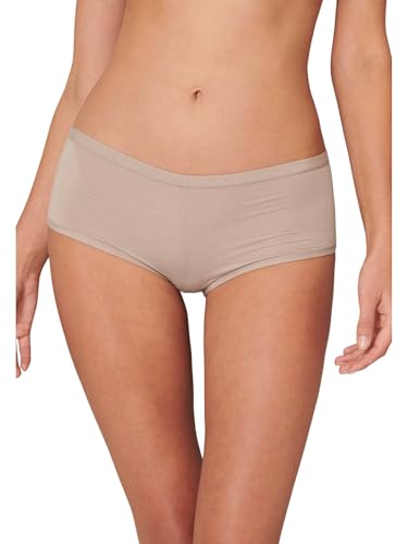 Schiesser Damen Shorts Unterwäsche - Personal Fit Slip, Braun_147198, XL EU von Schiesser