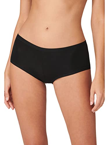 Schiesser Damen Personal Fit Shorts Hipster-Höschen, Schwarz (Schwarz 000), M von Schiesser