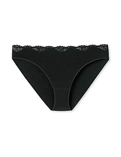 Schiesser Damen Ren Taillenslip, Schwarz (Schwarz 000), 46 EU von Schiesser