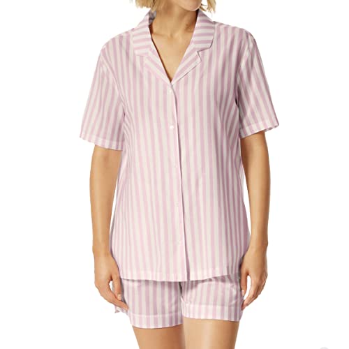 Schiesser Damen Pyjama Kurz Pyjamaset, Flieder, 40 von Schiesser