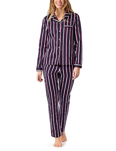 Schiesser Damen Pyjama Lang Pyjamaset, lila, 42 von Schiesser