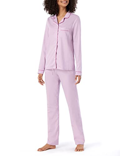 Schiesser Damen Pyjama Lang Pyjamaset, rosé, 42 von Schiesser