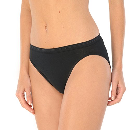 Schiesser Damen Rio Slip Luxury 2er Pack, Farbe:Schwarz (000);GröÃŸe:40 (L) von Schiesser
