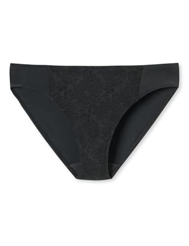 Schiesser Damen Rio blickdichte Spitze-Air Slip, schwarz_181131, 42 von Schiesser
