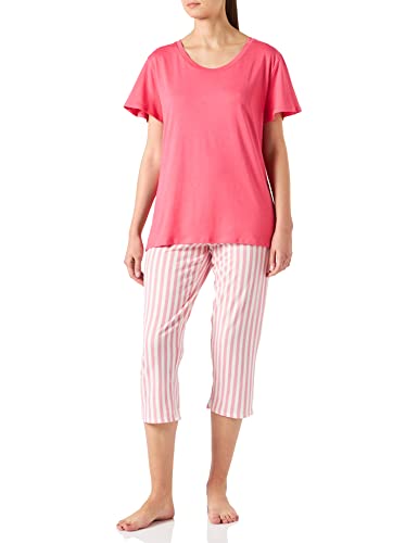 Schiesser Damen Schlafanzug 3/4, 1/2 Arm Pyjamaset, pink (I), 38 von Schiesser