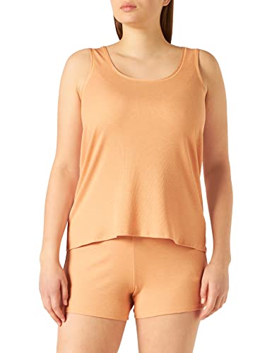 Schiesser Damen Schlafanzug Kurz Pyjamaset, Apricot, 36 von Schiesser