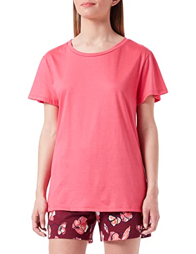 Schiesser Damen Schlafanzug Kurz Pyjamaset, Pflaume, 40 von Schiesser