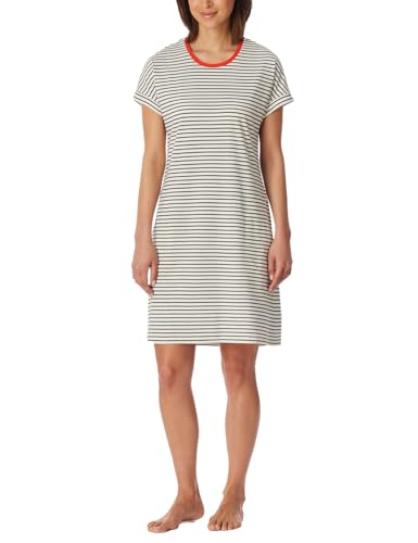 Schiesser Damen Schlafanzug Set lang Baumwolle Modal - Nightwear, atlantikblau_181237, 50 von Schiesser