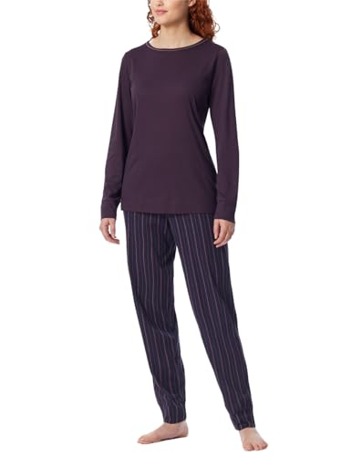 Schiesser Damen Schlafanzug Set lang Baumwolle Modal - Nightwear, Multicolor 5_182019, 38 von Schiesser