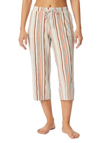 Schiesser Damen Schlafhose 3/4 lang-Mix + Relax Pyjamaunterteil, Multicolor 5_181193, 48 von Schiesser