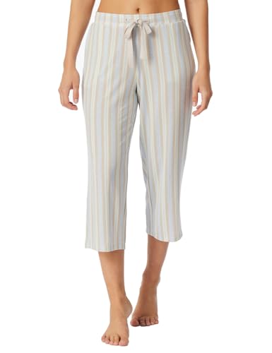 Schiesser Damen Schlafhose 3/4 lang-Mix + Relax Pyjamaunterteil, Multicolor 6_181193, 38 von Schiesser