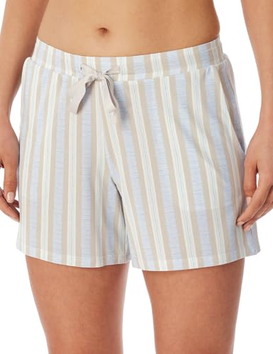 Schiesser Damen Schlafhose kurz Modal-Mix + Relax Pyjamaunterteil, Multicolor 6_182052, 38 von Schiesser