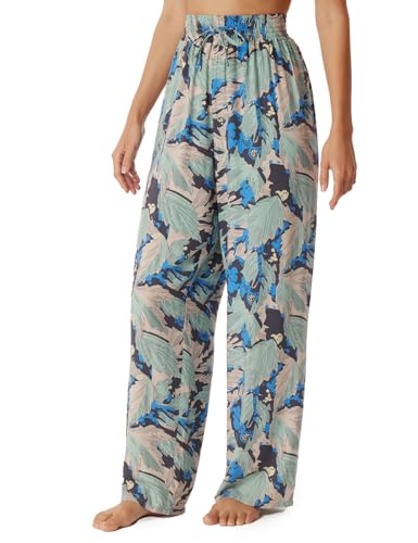 Schiesser Damen Schlafhose lang Webhose-Mix + Relax Pyjamaunterteil, Multicolor 4_181198, 34 von Schiesser