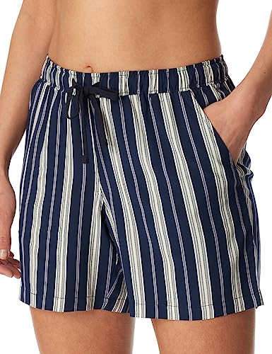 Schiesser Damen Schlafhose kurz Webhose-Mix + Relax Pyjamaunterteil, Multicolor 1_180459, 48 von Schiesser