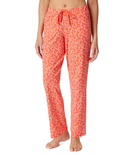 Schiesser Damen Schlafhose lang Baumwolle Gemustert-Mix + Relax Pyjamaunterteil, rot_179271, 40 von Schiesser