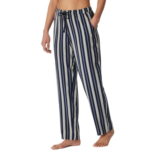 Schiesser Damen Schlafhose lang Webhose-Mix + Relax Pyjamaunterteil, Multicolor 1_180460, 48 von Schiesser