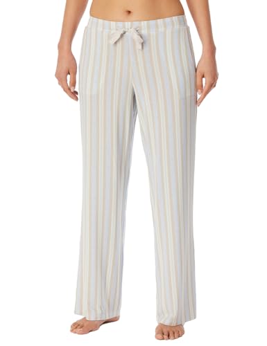 Schiesser Damen Schlafhose lang mit Bündchen Baumwolle Stretch - Mix + Relax, Jade_182056, 42 von Schiesser
