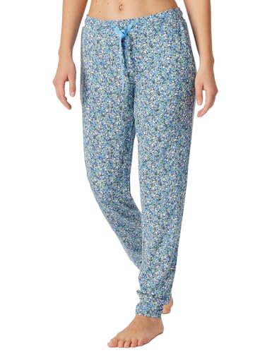 Schiesser Damen Schlafhose lang mit Bündchen Modal-Mix + Relax Pyjamaunterteil, hellblau_182638, 36 Schiesser Damen Schlafhose lang mit Bündchen Modal-Mix + Relax Pyjamaunterteil, hellblau_182638, 36 von Schiesser
