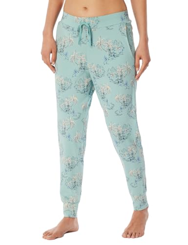 Schiesser Damen Schlafshirt Kurzarm Modal-Mix + Relax Pyjamaunterteil, Mint_182106, 40 von Schiesser
