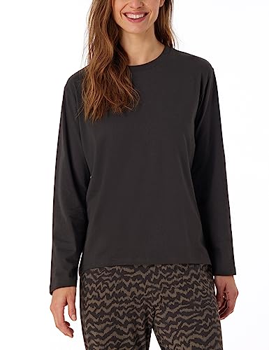 Schiesser Damen Schlafshirt langarm Baumwolle - Mix + Relax von Schiesser