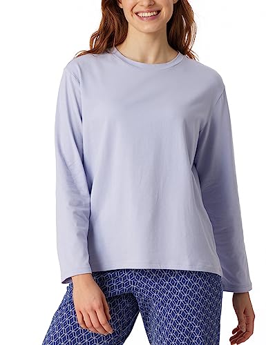 Schiesser Damen Schlafshirt langarm Baumwolle - Mix + Relax von Schiesser