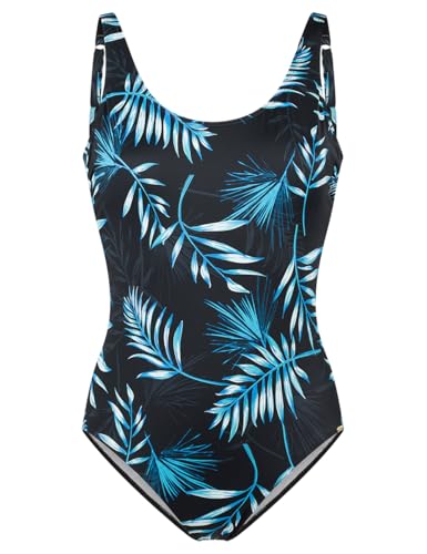 Schiesser Damen Schwimmer - Mix & Match Swim Badeanzug, Multicolor 3_182692, 44 EU von Schiesser