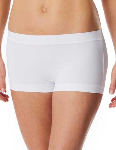 Schiesser Damen Shorts Single Jersey-Unique Micro Unterwäsche, Weiss_181421, 44 von Schiesser