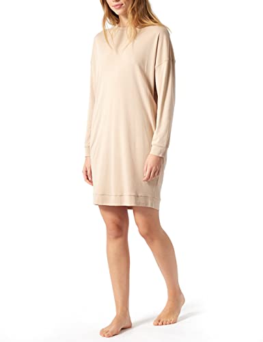 Schiesser Damen Sleepshirt, 90cm Nachthemd, Sand, 46 von Schiesser