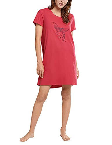 Schiesser Damen Slaapshirt 1/2 mouw, 85 cm Nachthemd, Fuchsia, 34 EU von Schiesser