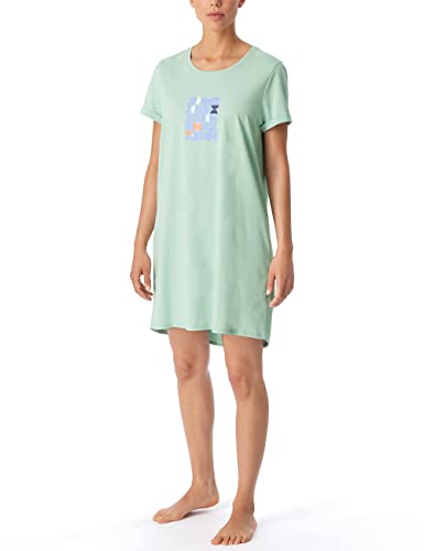 Schiesser Damen Sleepshirt 1/2 Arm, 85cm Nachthemd, Mint, 36 von Schiesser