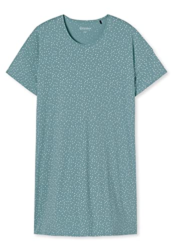 Schiesser Damen Sleepshirt 1/2 Arm, 85cm Nachthemd, Petrol, 40 von Schiesser