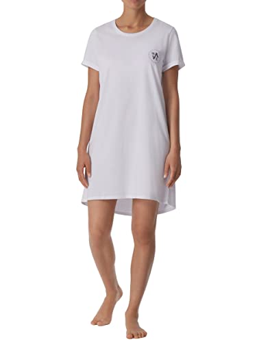 Schiesser Damen Sleepshirt 1/2 Arm, 85cm Nachthemd, weiß, 34 von Schiesser