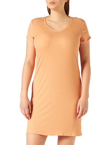 Schiesser Damen Sleepshirt 1/2 Arm, 90cm Nachthemd, apricot, 36 von Schiesser