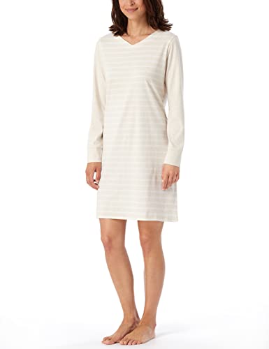 Schiesser Damen Sleepshirt 95cm Nachthemd, Natur-Mel, 36 von Schiesser